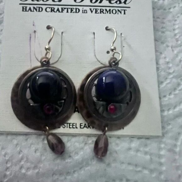 Silver Forest and Merriam Haskell Women's Earrings sets pierced NEW OLD STOCK - Picture 7 of 10